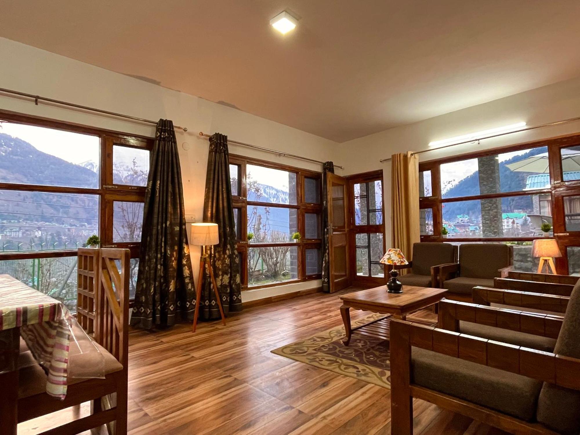Himalayan River Mountain View 2 Bedrooms Cottage, Manali 외부 사진