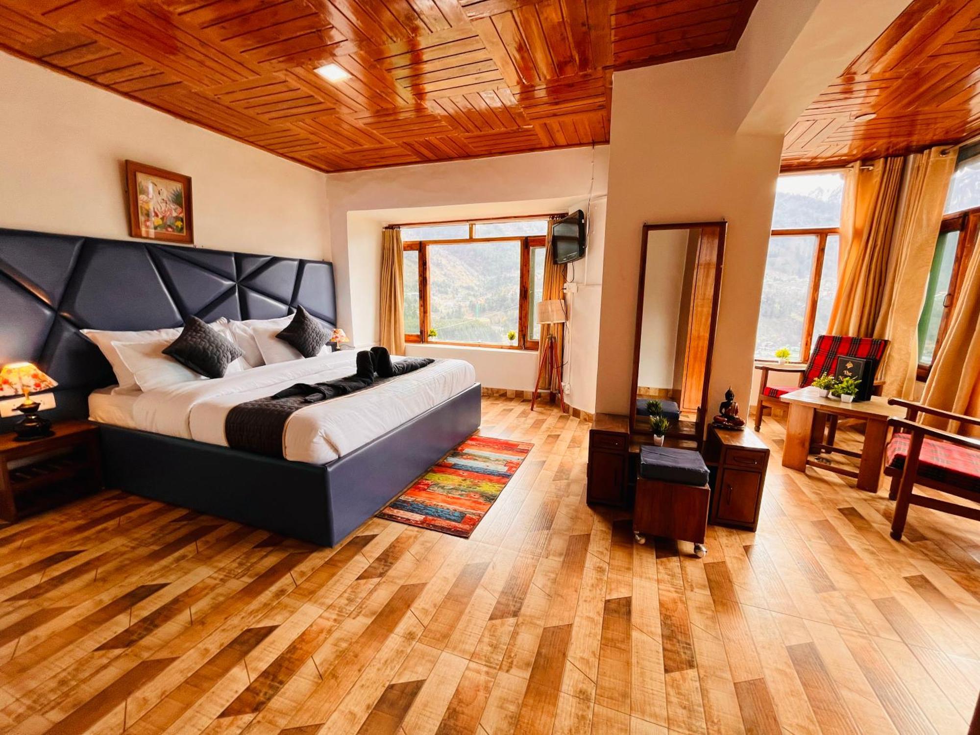 Himalayan River Mountain View 2 Bedrooms Cottage, Manali 외부 사진