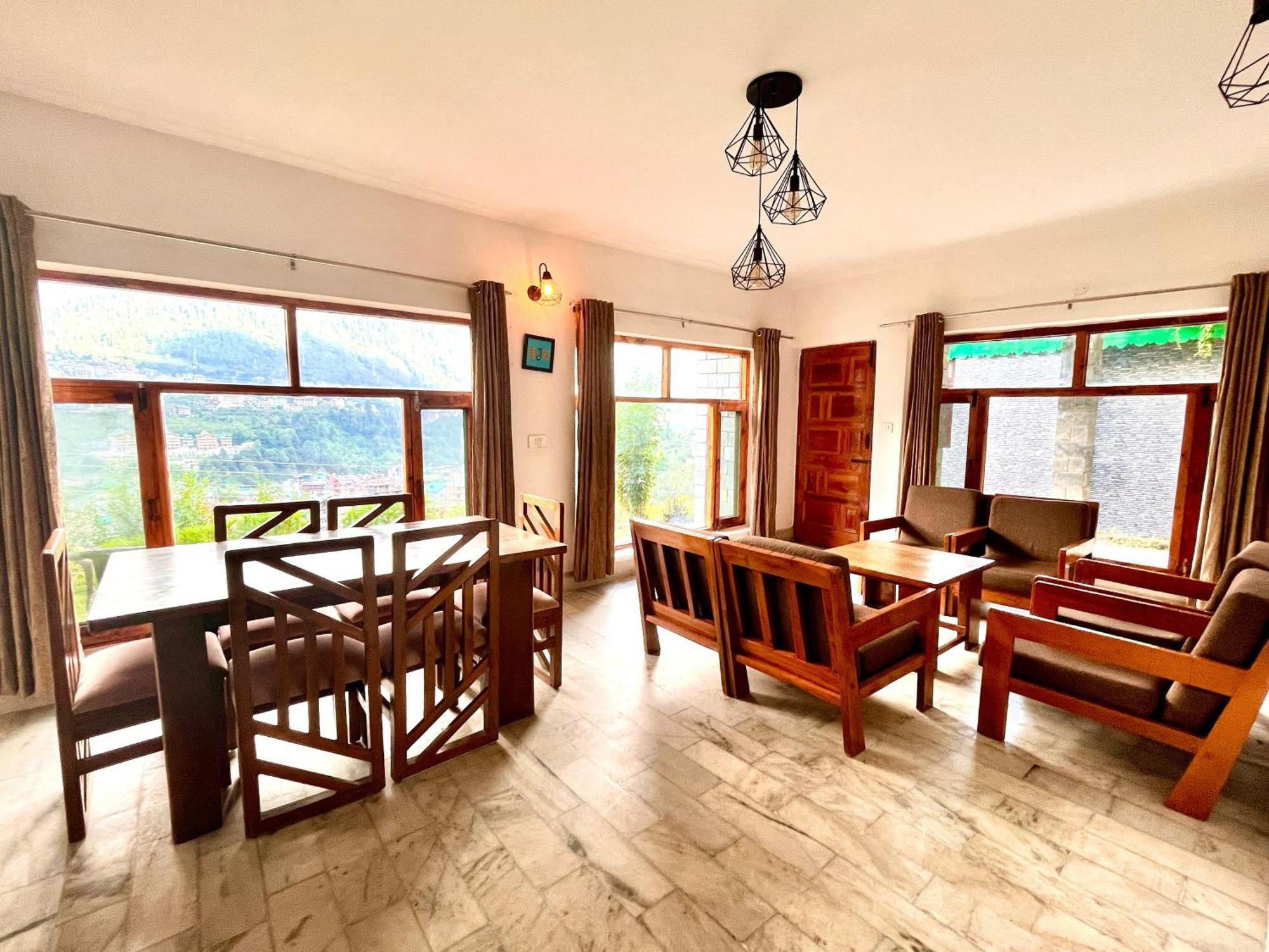 Himalayan River Mountain View 2 Bedrooms Cottage, Manali 외부 사진