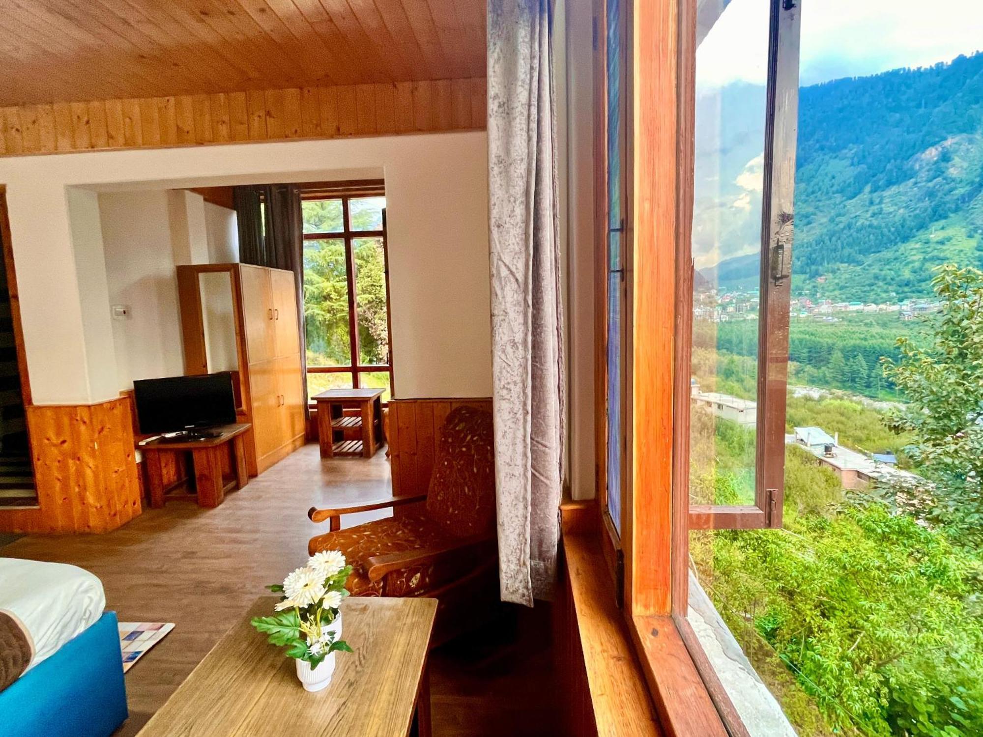 Himalayan River Mountain View 2 Bedrooms Cottage, Manali 외부 사진